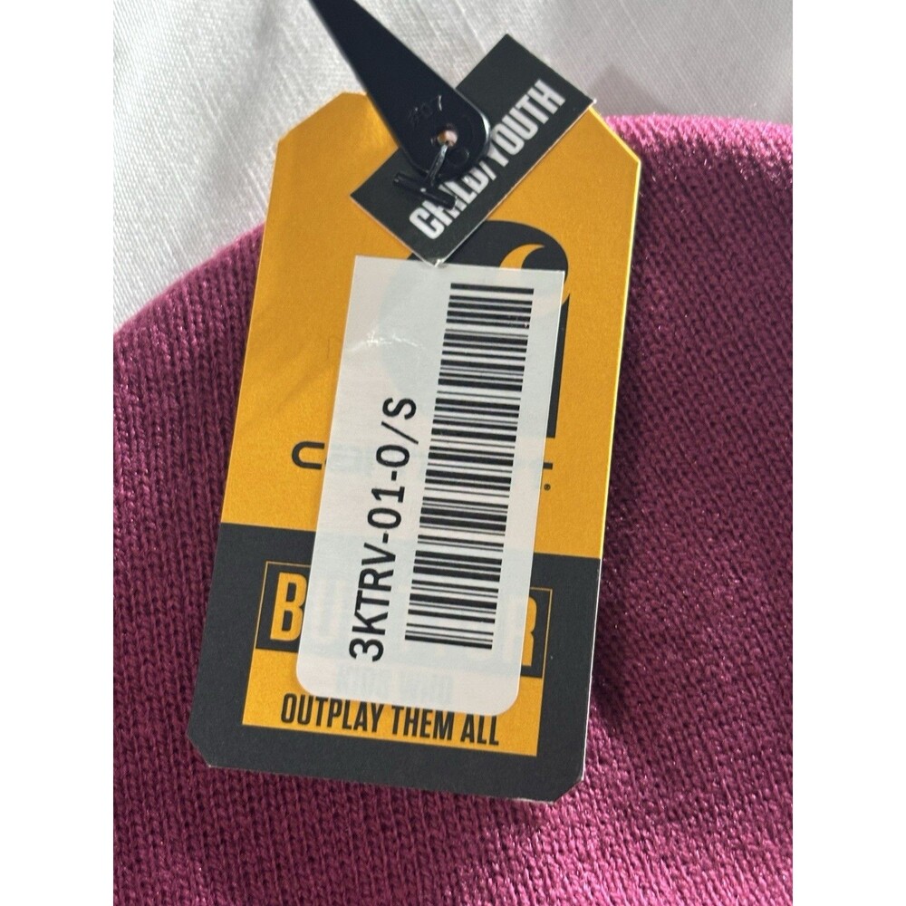 Carhartt Youth Knit Beanie Festival Fuchsia Purple Winter Hat AH8990 NWT - Picture 4 of 4
